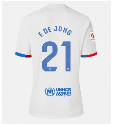 Barcelona Frenkie de Jong #21 Replica Away Stadium Shirt 2023-24 Short Sleeve